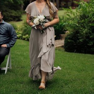 Show Me Your Mumu Dove Grey Chiffon